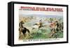 Buffalo Bill: A Close Call-null-Framed Stretched Canvas