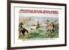 Buffalo Bill: A Close Call-null-Framed Art Print