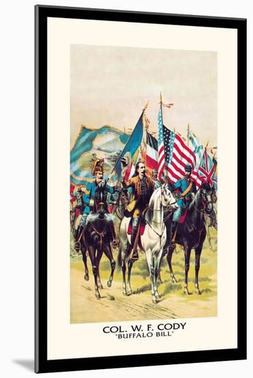 Buffalo Bill: A Factor of International Amity-null-Mounted Art Print