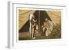 Buffalo Bill and Chief Iron Tail-null-Framed Art Print