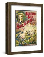 Buffalo Bill And San Juan Hill - 1902-null-Framed Giclee Print