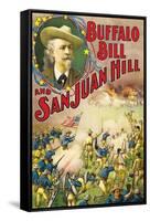 Buffalo Bill and San Juan Hill-null-Framed Stretched Canvas