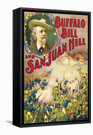 Buffalo Bill and San Juan Hill-null-Framed Stretched Canvas