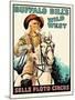 Buffalo Bill at the Sells Floto Circus Wild West Show-null-Mounted Art Print