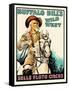 Buffalo Bill at the Sells Floto Circus Wild West Show-null-Framed Stretched Canvas