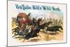 Buffalo Bill: Attack on Stagecoach-null-Mounted Art Print