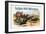 Buffalo Bill: Attack on Stagecoach-null-Framed Art Print