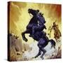 Buffalo Bill Battled Yellow Hand, Leader of the Cheyennes-null-Stretched Canvas