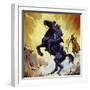 Buffalo Bill Battled Yellow Hand, Leader of the Cheyennes-null-Framed Giclee Print