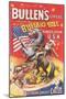 Buffalo Bill Circus Poster-null-Mounted Art Print