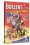 Buffalo Bill Circus Poster-null-Stretched Canvas