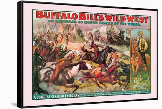 Buffalo Bill: Congress of American Indians-null-Framed Stretched Canvas