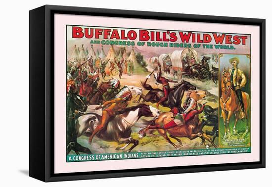 Buffalo Bill: Congress of American Indians-null-Framed Stretched Canvas