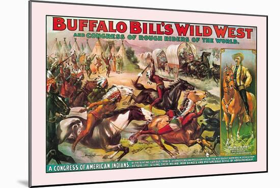 Buffalo Bill: Congress of American Indians-null-Mounted Art Print