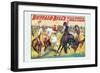 Buffalo Bill: Cowboy Fun, The Bronco Busters Busy Day-null-Framed Art Print