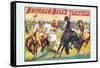 Buffalo Bill: Cowboy Fun, The Bronco Busters Busy Day-null-Framed Stretched Canvas