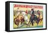 Buffalo Bill: Cowboy Fun, The Bronco Busters Busy Day-null-Framed Stretched Canvas