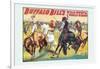 Buffalo Bill: Cowboy Fun, The Bronco Busters Busy Day-null-Framed Art Print