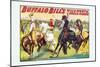 Buffalo Bill: Cowboy Fun, The Bronco Busters Busy Day-null-Mounted Premium Giclee Print