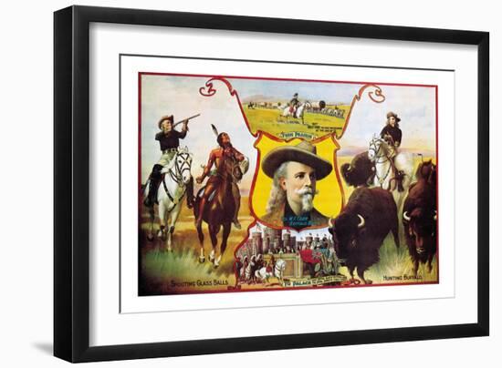 Buffalo Bill: From Prairie to Palace-null-Framed Art Print