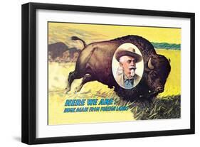 Buffalo Bill: Home Again-null-Framed Art Print