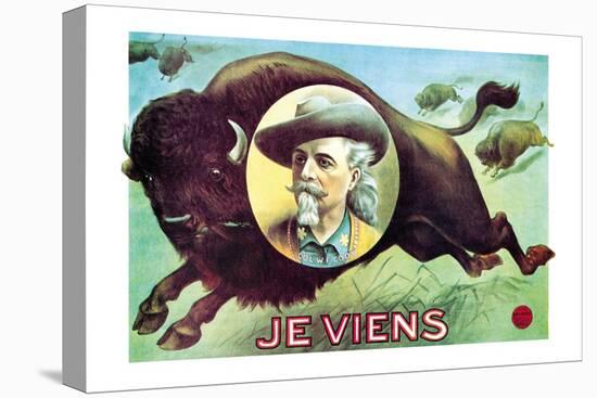 Buffalo Bill: Je Viens-null-Stretched Canvas