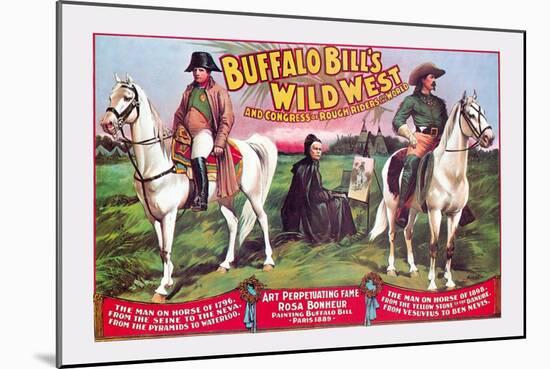 Buffalo Bill: Napoleon-null-Mounted Art Print