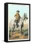 Buffalo Bill on Horse, Isham-null-Framed Stretched Canvas