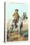 Buffalo Bill on Horse, Isham-null-Stretched Canvas