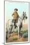 Buffalo Bill on Horse, Isham-null-Mounted Art Print