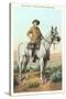 Buffalo Bill on Horse, Isham-null-Stretched Canvas