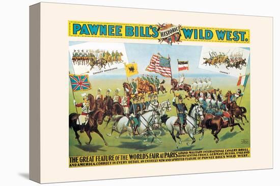 Buffalo Bill: Pawnee Bill and Paris-null-Stretched Canvas