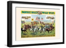 Buffalo Bill: Pawnee Bill and Paris-null-Framed Art Print