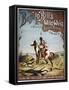 Buffalo Bill's Show Poster-null-Framed Stretched Canvas