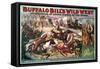 Buffalo Bill's Show-null-Framed Stretched Canvas