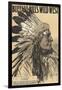 Buffalo Bill's West, Chief "Walks" under the Ground "-null-Framed Giclee Print