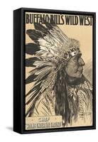 Buffalo Bill's West, Chief "Walks" under the Ground "-null-Framed Stretched Canvas