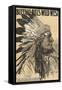 Buffalo Bill's West, Chief "Walks" under the Ground "-null-Framed Stretched Canvas
