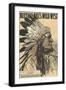 Buffalo Bill's West, Chief "Walks" under the Ground "-null-Framed Premium Giclee Print