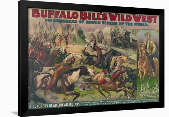 Buffalo Bill's Wild West, American Indians-Science Source-Framed Giclee Print