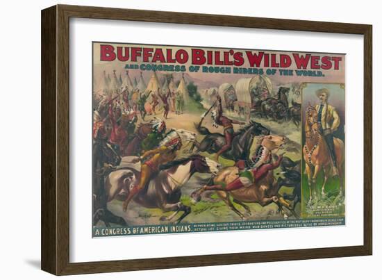 Buffalo Bill's Wild West, American Indians-Science Source-Framed Giclee Print