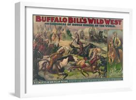 Buffalo Bill's Wild West, American Indians-Science Source-Framed Giclee Print