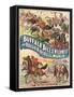 Buffalo Bill's wild west and rough riders-null-Framed Stretched Canvas
