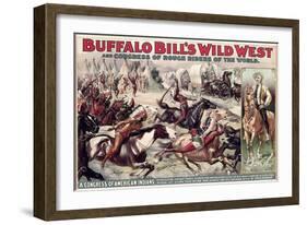 Buffalo Bill's Wild West (Poster)-null-Framed Giclee Print