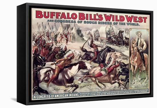 Buffalo Bill's Wild West (Poster)-null-Framed Stretched Canvas