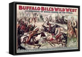 Buffalo Bill's Wild West (Poster)-null-Framed Stretched Canvas