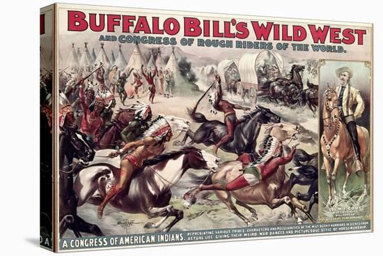 Buffalo Bill's Wild West (Poster)-null-Stretched Canvas