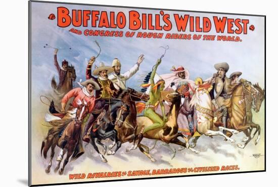 Buffalo Bill's Wild West, Rough Riders-Science Source-Mounted Giclee Print