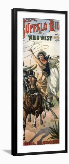 Buffalo Bill's Wild West Show, 1898, USA-null-Framed Giclee Print