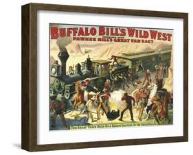 Buffalo Bill's Wild West Show, 1907, USA-null-Framed Giclee Print